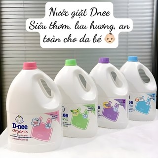 [Chính Hãng] Nước Giặt D-nee Organic Thái Lan Có Tem Phụ Đại Thịnh Can 3L, An Toàn Dịu Nhẹ Cho Bé
