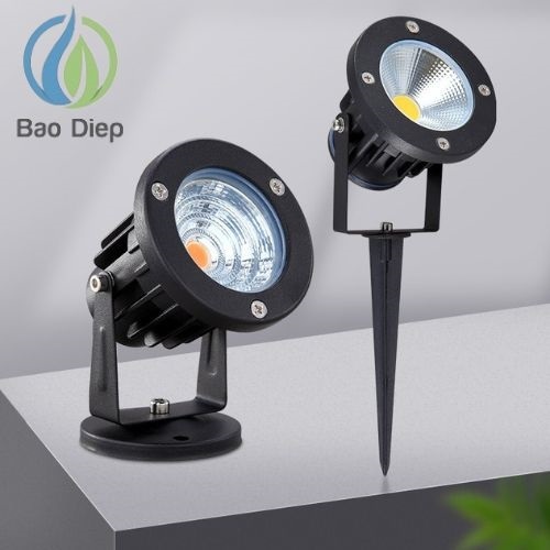 Đèn led rọi cắm cỏ sân vườn, đèn rọi gốc cây, đèn trang trí tiểu cảnh ...