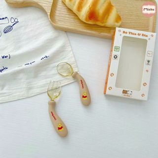 Thìa dĩa ăn dặm silicone dành cho bé từ 6 tháng đến 1 tuổi, uốn cong 360 độ mềm mại, giúp bé ăn dặm dễ dàng