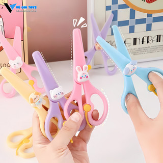 Kéo Thủ Công Lưỡi Nhựa Đính Charm Kuromi, Melody Cute Cho Bé An Toàn Dễ Thương Cho Học Sinh Dân Văn Phòng Tiện Dụng
