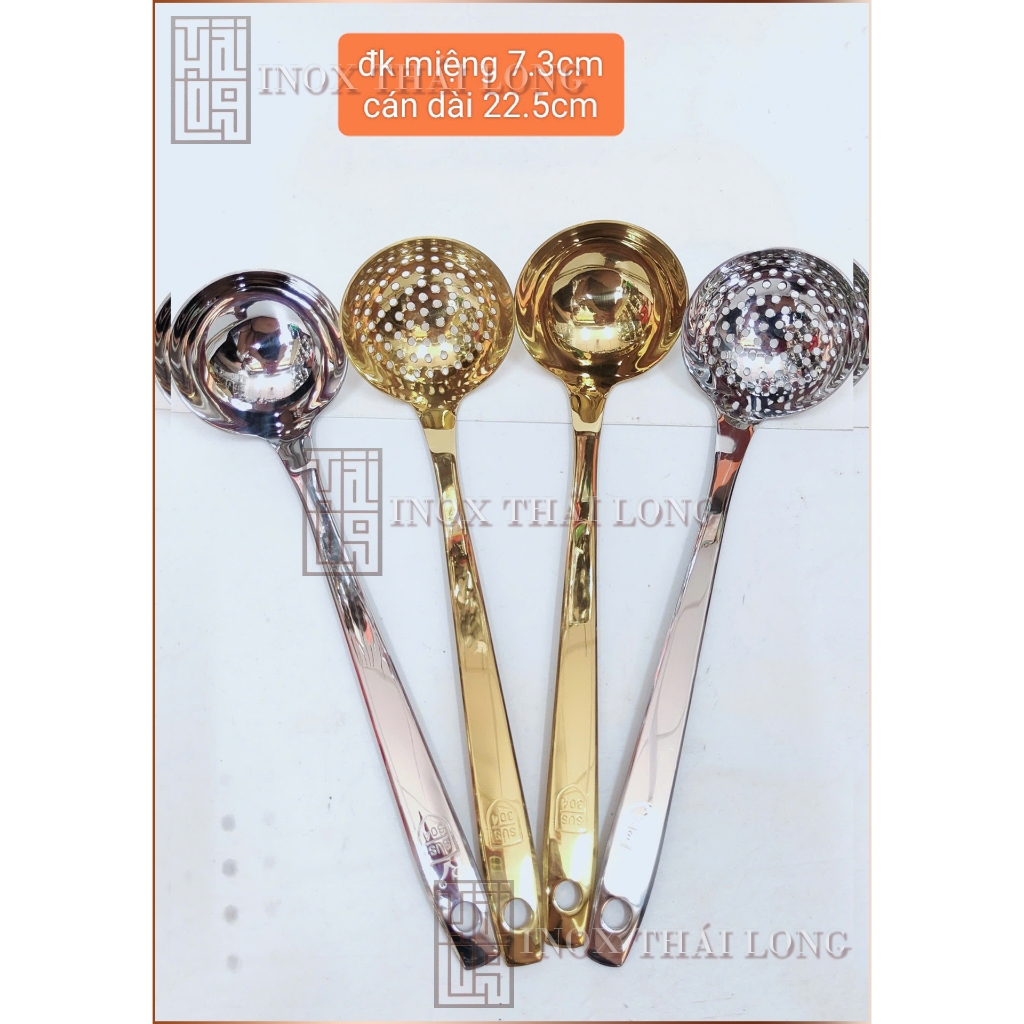 Vá canh/muôi canh inox SUS 304- [có sẵn] [ ảnh thật] | Shopee Việt Nam