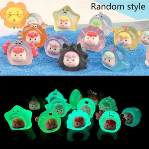 Lẻ 1 charm phát sáng em bé đại dương , sinh vật biển dễ thương phát sáng trang trí tiểu cảnh, terrarium,.
