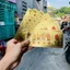 Sỉ Giá Tốt 10 Tờ Tiền Phong Thủy Ngũ Phúc Lâm Môn Plastic Mạ Vàng - PHÚC LỘC THỌ TÀI HỶ