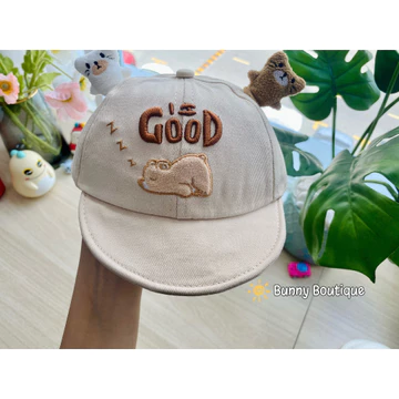 MŨ LƯỠI TRAI NÓN LƯỠI TRAI MŨ NÓN CHO BÉ TRAI BÉ GÁI, MŨ TAI GẤU DỄ THƯƠNG CHO BÉ TỪ 2 THÁNG - 36 THÁNG
