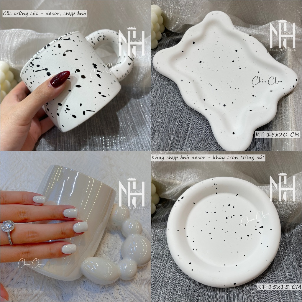 Khay trứng cút chụp ảnh , cốc chụp ảnh, khay decor chụp ảnh nail , phụ kiện chụp ảnh nail cao cấp