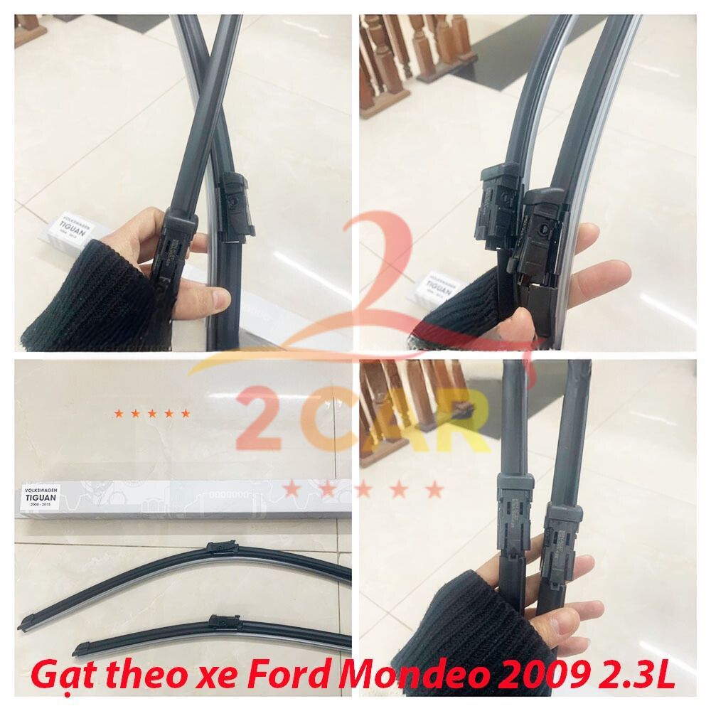 Gạt mưa xe Ford Mondeo 2009 2.3L hàng chuẩn vừa zin theo xe, gạt siêu sạch, Mẫu gạt Lẫy
