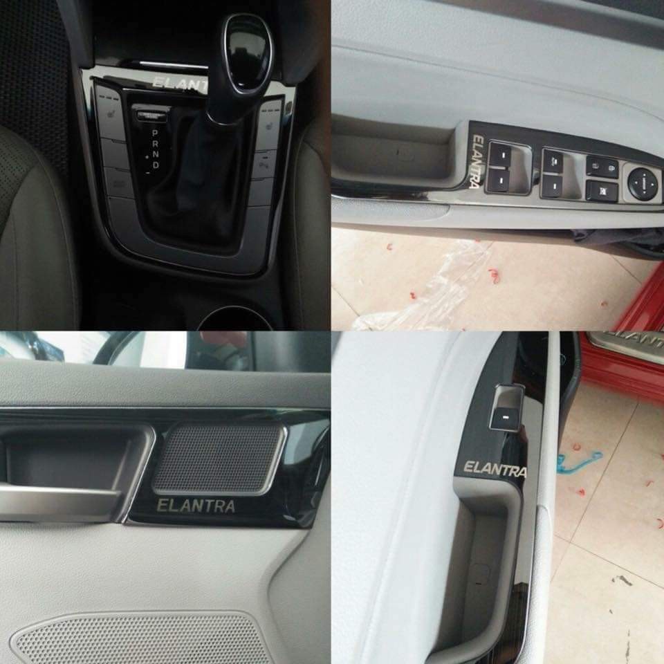 Ốp Nội Thất Xe Hyundai Elantra 2016 - 2021, chất liệu Titan cao cấp