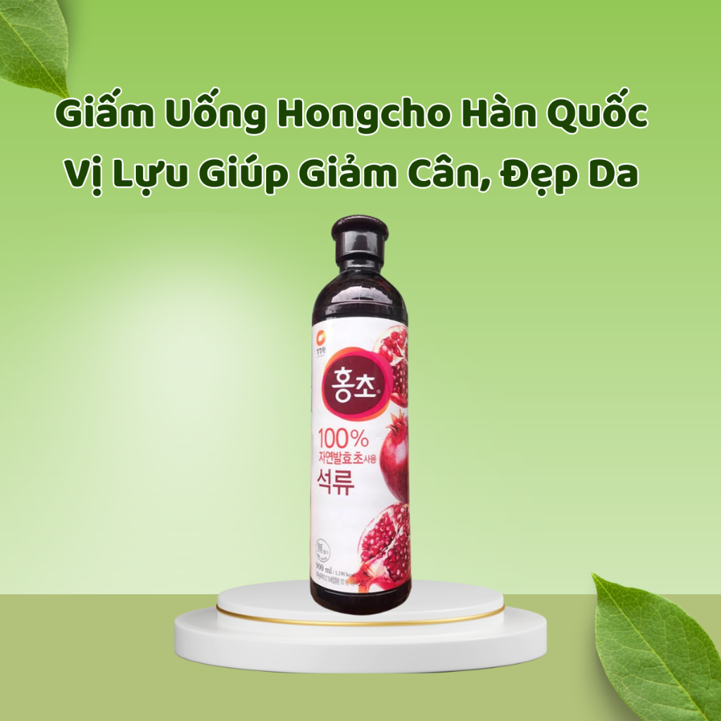 Nước Uống Giấm Lựu Daesang Hàn Quốc Giúp Giảm Cân, Đẹp Da Chai 900ml ...