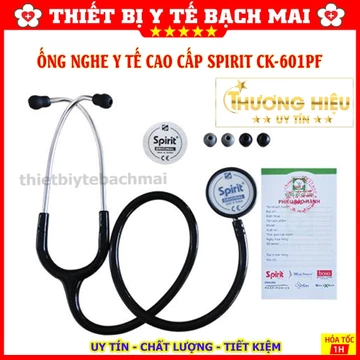 Ống Nghe Y Tế Cao Cấp Spirit CK - 601PF ( 2 mặt - bảo hành 12 tháng )