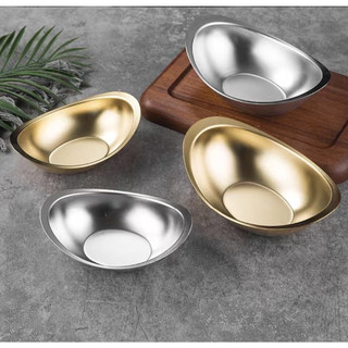 -BÁT INOX MẠC MÀU VÀNG SANG TRỌNG , ĐEM LẠI TÀI LỘC MAY MẮN