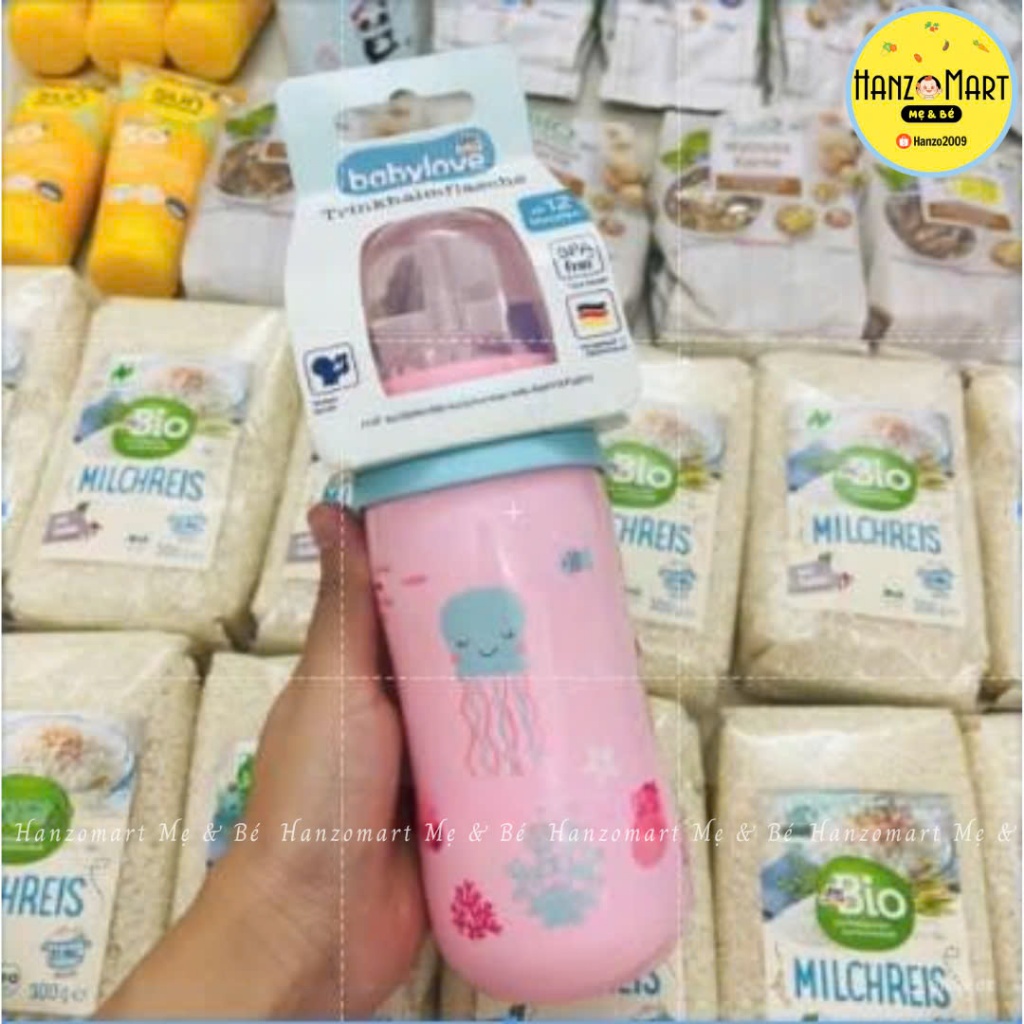 Bình nước DM Babylove cho bé từ 12m+ - 330ml - hanzo2009