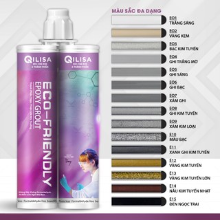 Keo Chà Ron Qilisa Cao Cấp - Keo Chít Mạch Chống Thấm Nhà Vệ Sinh, Nhà Bếp