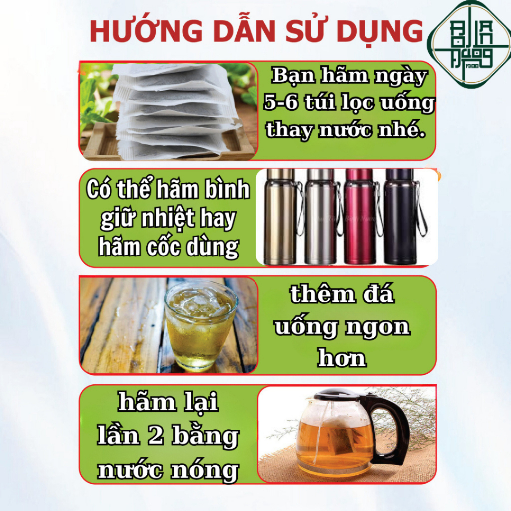 Trà búp ổi Bội lan đường giúp giảm cân, tiêu mỡ nhanh, hỗ trợ dạ dày, đại tràng - bịch 50 lọc