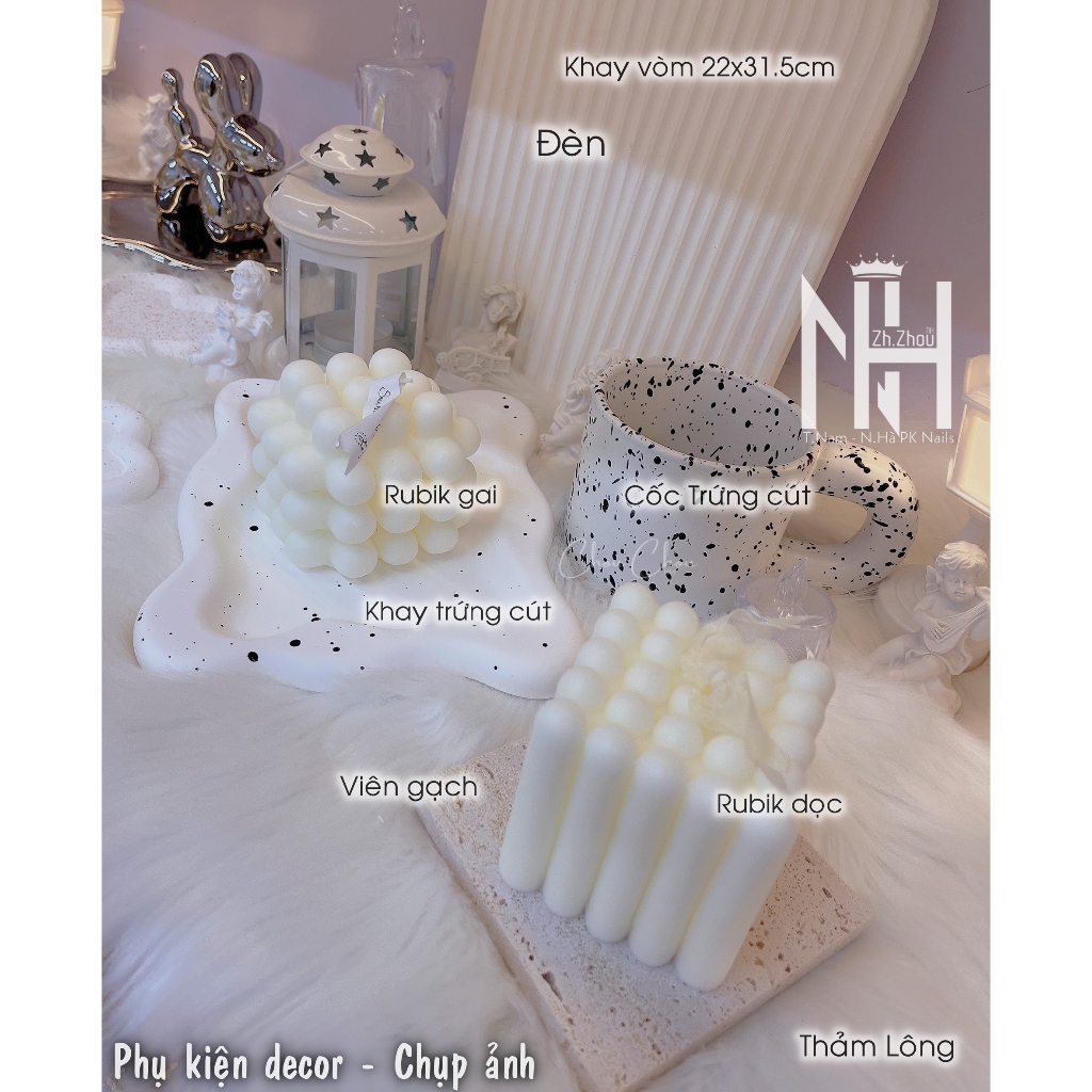 phụ kiện chụp ảnh nail cao cấp,Khay thạch cao, Khay trứng cút chụp ảnh , cốc chụp ảnh, khay decor chụp ảnh nail