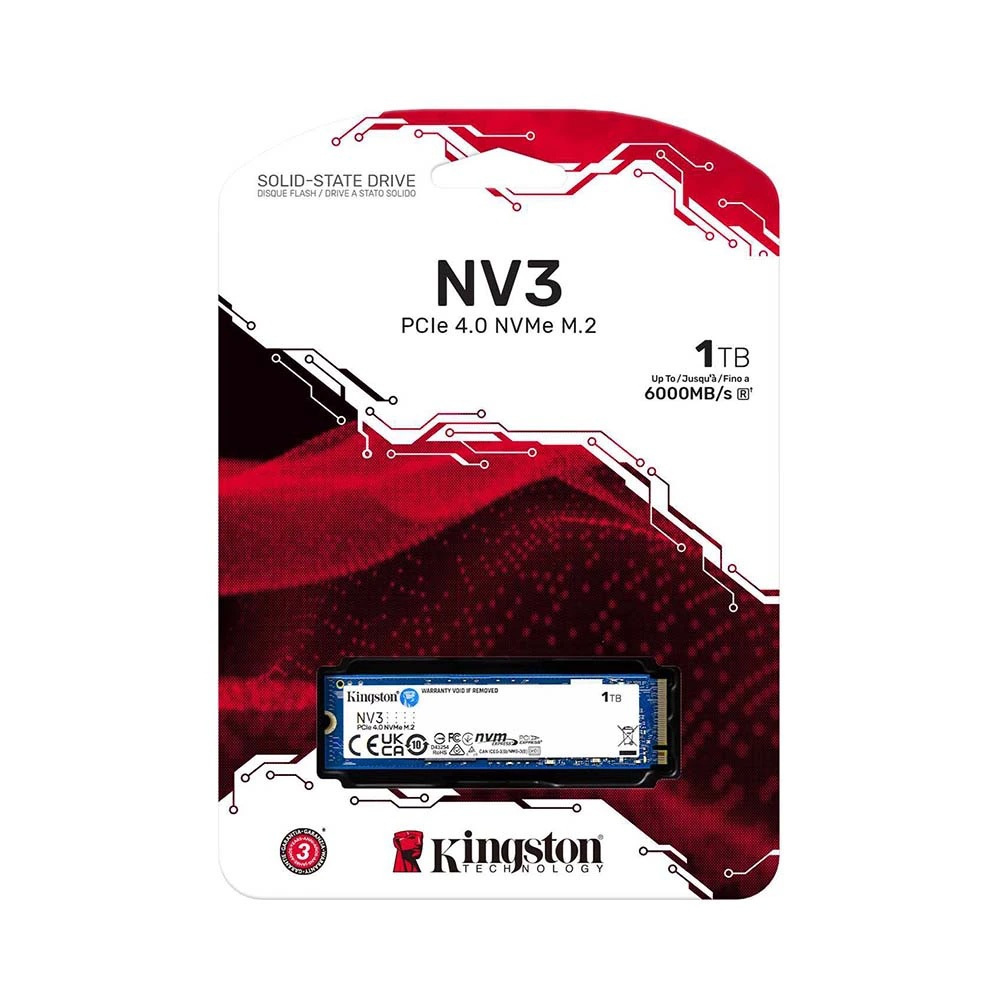Ổ cứng SSD Kingston NV3 500GB - 1TB - 2TB - 4TB M.2 PCIe Gen4 x4 NVMe | BigBuy360 - bigbuy360.vn