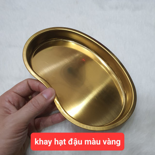 -Siêu phẩm khay hạt đậu mạ màu vàng sang trọng