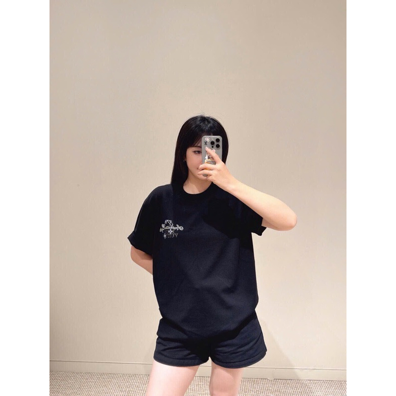 ⚡️[Hight Quality] Áo Phông Lu1s Vu11on Embellished America Cup 24FW - Điểm Nhấn Logo Đính Đá Nhỏ Cao Cấp Nam Nữ