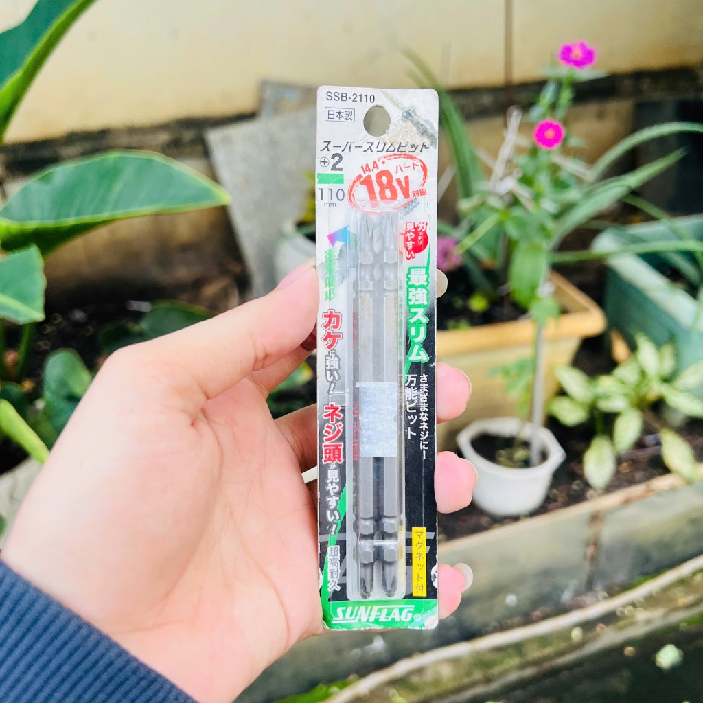 Bộ đầu vít SSB-2110 (#2X100) Sunflag Nhật Bản Hot Deal 9.9