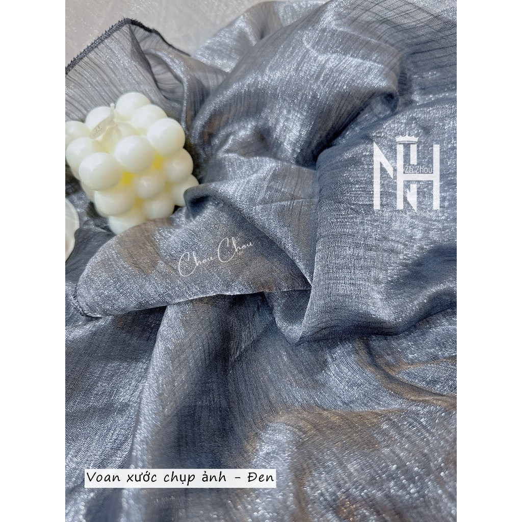 voan xước chụp ảnh nail, Khăn lụa tơ chụp ảnh nail, phụ kiện chụp ảnh