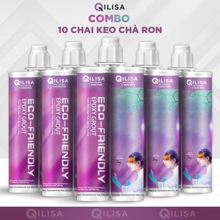 [Tặng Súng Bơm Keo Và DCTC] Keo Chà Ron Qilisa, Combo 10 Chai Keo Epoxy 2 Thành Phần 400ml Chống Thấm - Bám Bụi