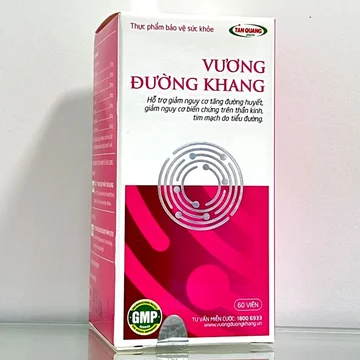 Vương Đường Khang (lọ 60v) hỗ trợ làm giảm đường huyết, giảm biến chúng tiểu đường