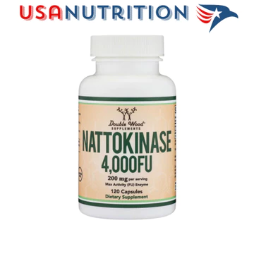 Nattokinase 4000FU 200mg 120 viên Double Wood: Chống đột quỵ, bảo vệ tim mạch