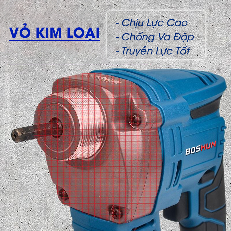 Máy Đầm Dùi Bê Tông Pin Bossun BS-MDD35BL-Chuyên Đầm Dùi, Nén Bê Tông, Bảo Hành Chính Hãng