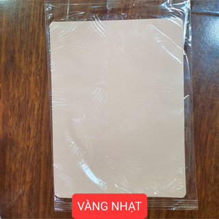 -Da silicone vàng nhạt dùng luyện tập phun xăm