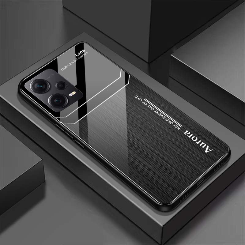 Ốp Lưng XIAOMI REDMI NOTE 12 4G, NOTE 12 PRO 4G, NOTE 12 PRO 5G Mặt Lưng Kính Cường Lực Sáng Bóng