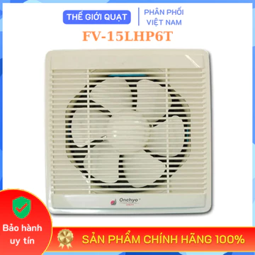 [HỎA TỐC] Quạt hút âm tường Onkyo FV-15LHP6T hút 1 chiều, lỗ khoét 200mm - Hàng chính hãng