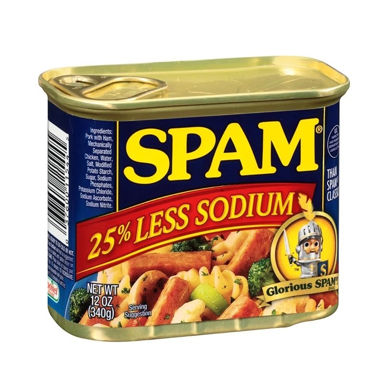 Thịt hộp Spam Less Sodium 340gr (date mới) | Shopee Việt Nam