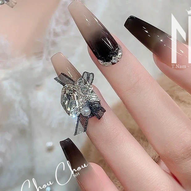 Đá khối chùm , Đá khối nơ chùm , đá khối k9 ,đá chùm 2024, phụ kiện nail cao cấp