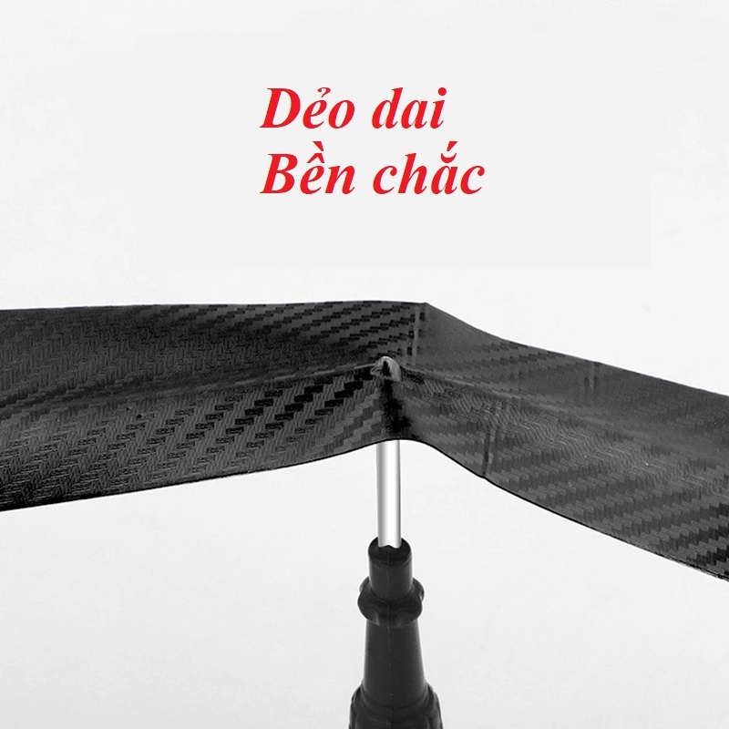Băng Keo Carbon 3D Nhám Trang Trí Ô tô, Decal Dán Xe Chống Trầy Xước
