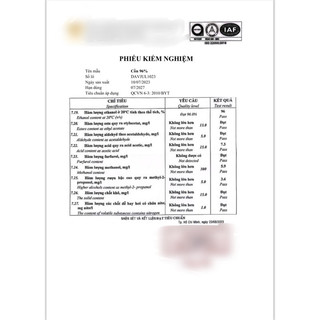 Cồn (Ethanol) 96%