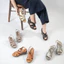 Sandal đế xuồng 8cm Slingback KOSU K-23003 siêu nhẹ, chống thấm nước, trơn trượt sản xuất tại Nhật