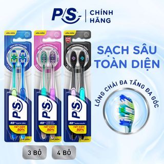 Bộ 6/8 bàn chải đánh răng P/S 4D