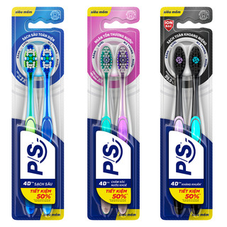 Bộ 6/8 bàn chải đánh răng P/S 4D