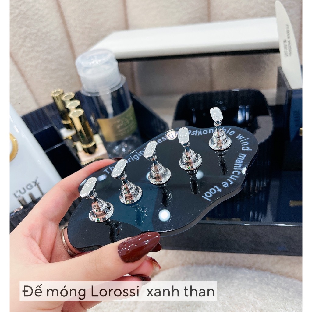 Khay mica cắm cọ, khay đựng dụng cụ nail, cốc cắm cọ, hộp đựng giấy lau gel các màu . trong, trắng, nâu, xanh than