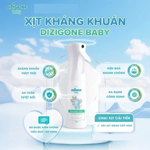 Kháng khuẩn DIZIGONE BABY - Eco enzymeX Baby trị ngứa không kh sinh, không tái phát