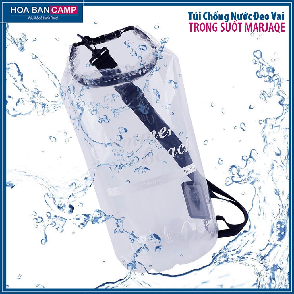 Túi Chống Nước Đeo Vai Trong Suốt MARJAQE | 15L | Shopee Vi…