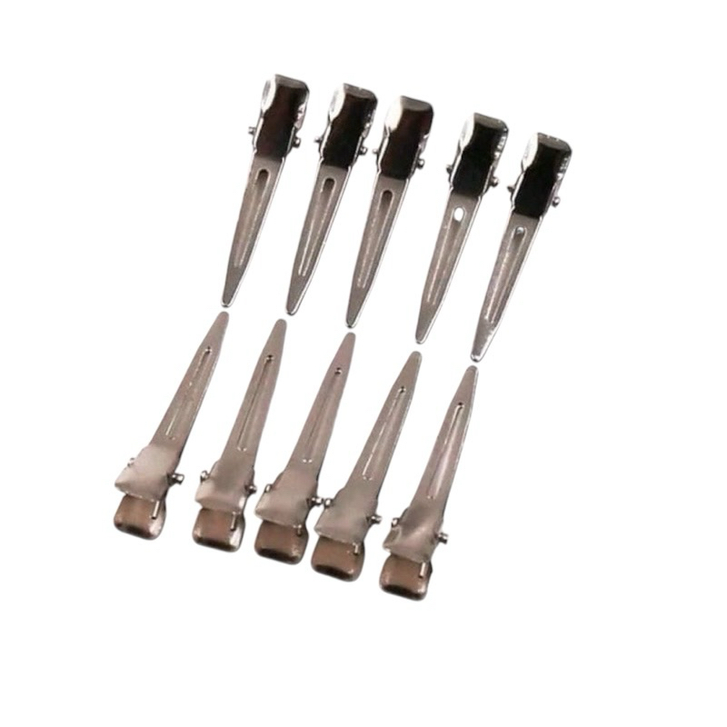 Kẹp vịt nhôm  size nhỏ, 1 hũ hơn 50 cái. Giúp tạo kiểu tóc linh hoạt
