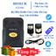 Điều khiển cửa cuốn YH Hstech mã gạt 8 số inox tần số 433mhz bảo hành 1-1