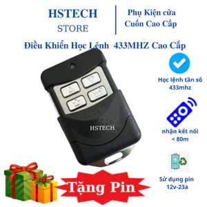{Gò Vấp} Remote điều khiển cửa cuốn YH HStech học lệnh inox cao cấp tần số 433Mhz bảo hành 1-1