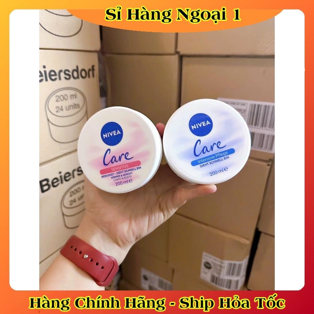 [auth] Kem dưỡng ẩm NIVEA CARE Đức - Siêu dưỡng ẩm chống khô da, chống nứt nẻ  🎀 [Hot]