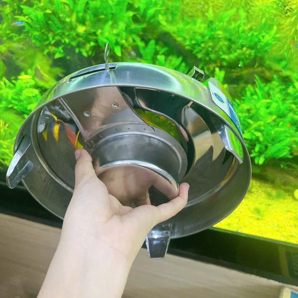 Bếp bằng inox, bếp chắn gió Vũ Khải kích thước (23cm), nhỏ gọn tiện lợi phù hợp cho gia đình , hàng quán.