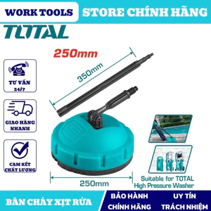 TOTAL Bàn chải máy xịt rửa TGTPB251 / TGTAN4501 / TGTHB2791 / TGTWB1781