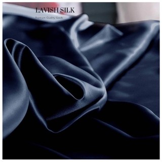 (Best Seller]Trọn Bộ Chăn  [Best Ga Gối Lụa Lavish Silk Cao Cấp Mát Lạnh Hàng Loại 1-Xanh Đen