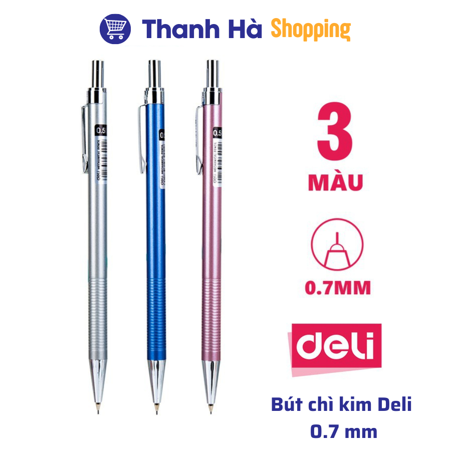 Ảnh Bút chì 2B, HB có tẩy, không tẩy, chì kim Thiên Long, Deli, Baoke 4