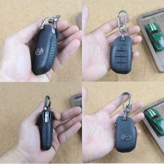 Bao da chìa khóa Creta,bọc chìa khóa hyundai Creta,Bọc chìa khóa Stargazer,ốp chìa khóa Stagazer (HKB4 Móc D Không Dây)
