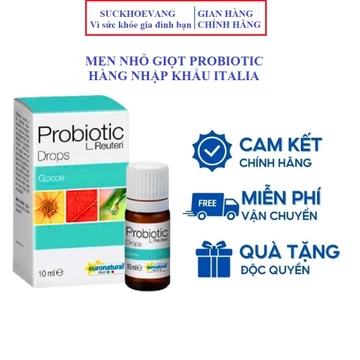 {Nhập khẩu Italia} Men vi sinh Probiotic Drops bổ sung lợi khuẩn, cải thiện hệ vi sinh đường ruột